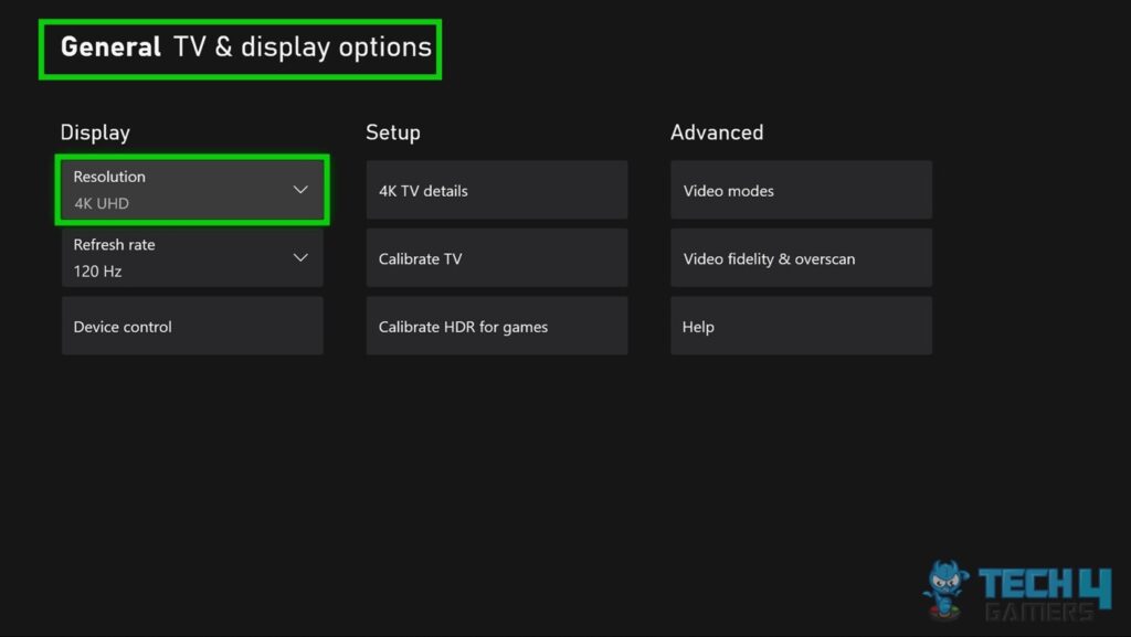 Display Settings