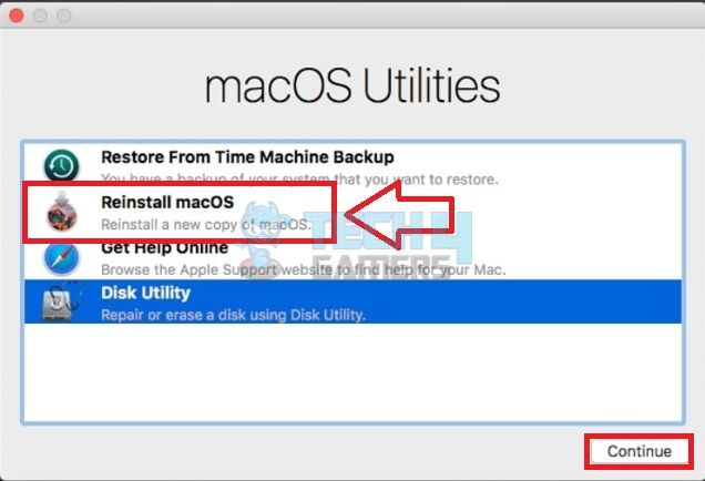 Reinstall macOS