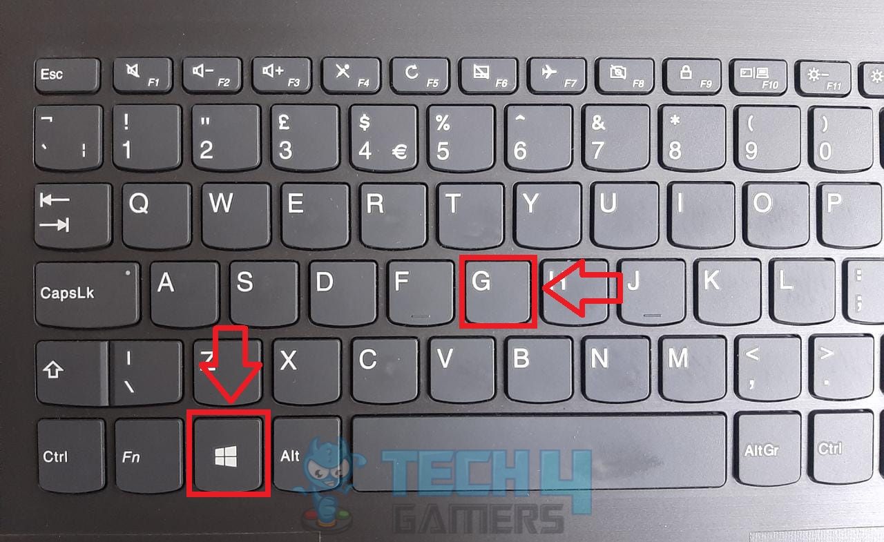 Windows+G Keys