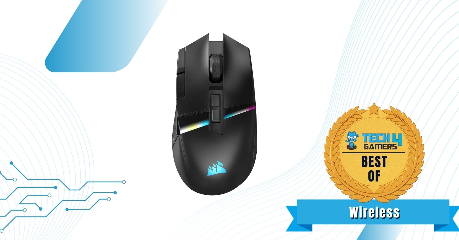 Corsair Darkstar Wireless - Best Wireless MMO Gaming Mouse