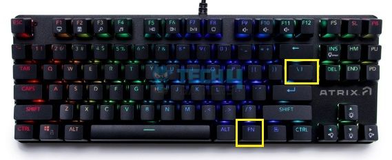 FN And Color Changing Keys