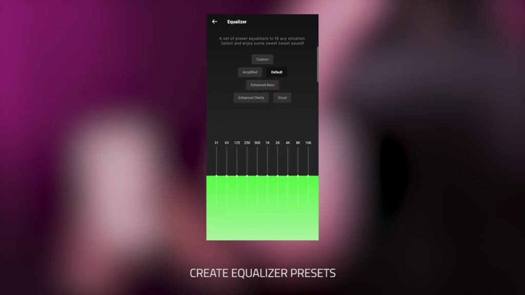 Razer Kraken BT Kitty Edition - EQ Settings