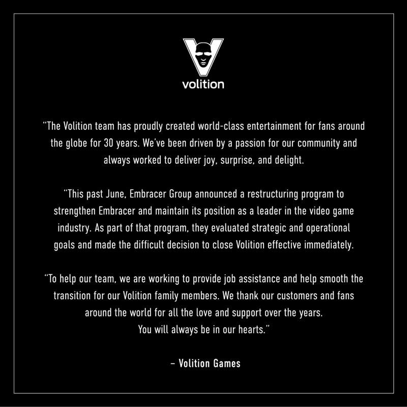 The Volition Message