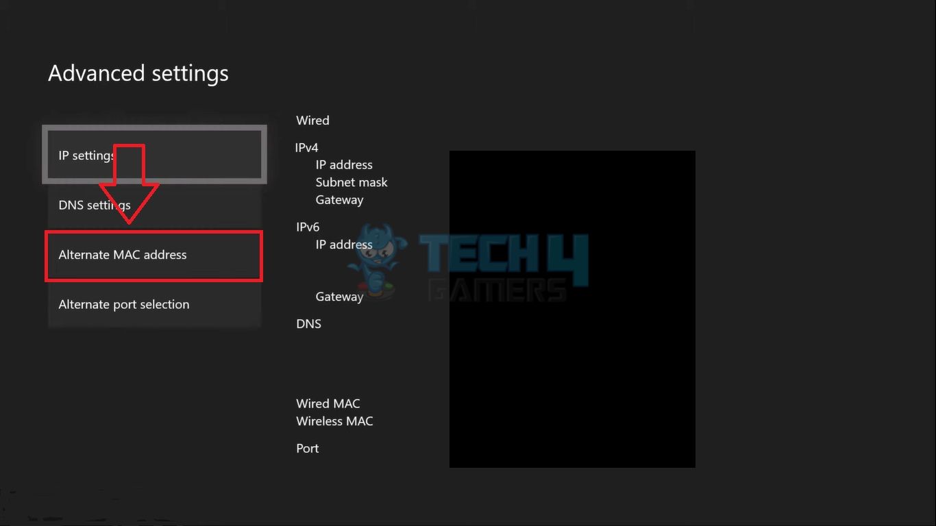 Alternate MAC Address