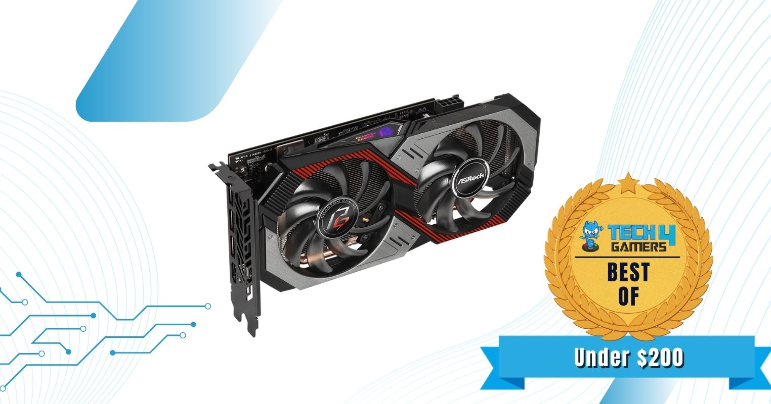 ASRock Phantom Gaming D Radeon RX 5500 XT OC 8GB - Best Budget Graphics Card Under $200