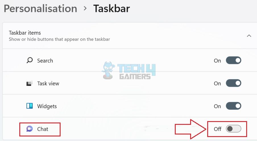 Disable Chat Via Toggle