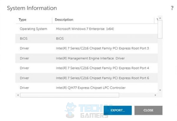 system information