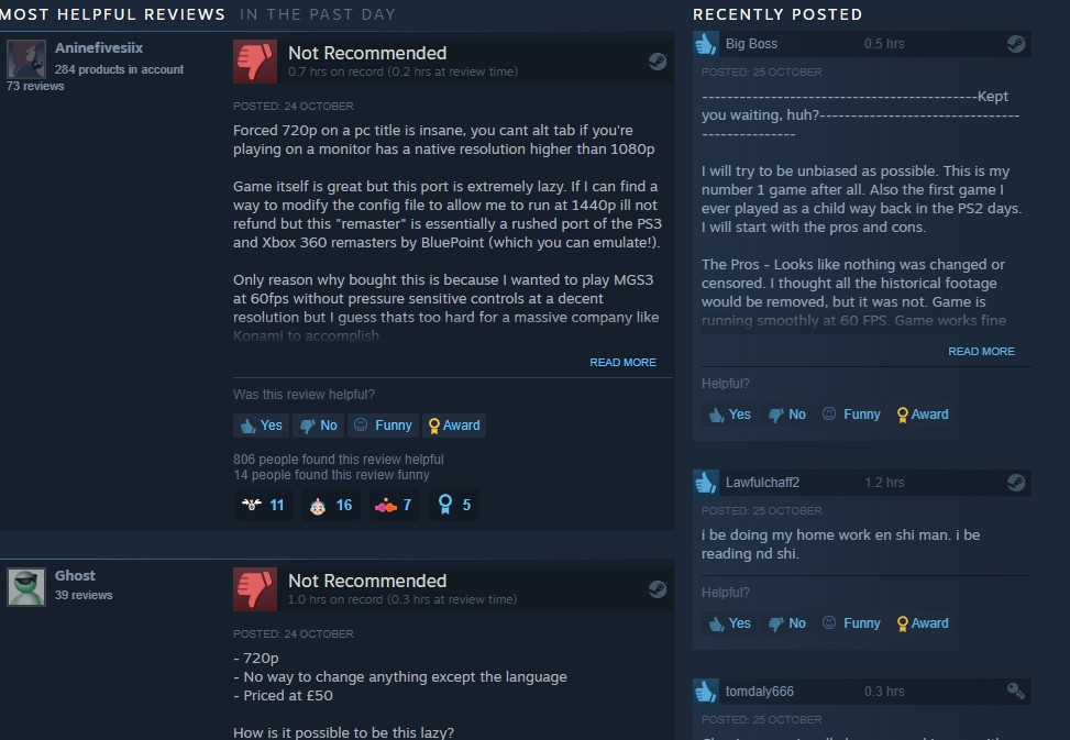 MGS3-Reviews