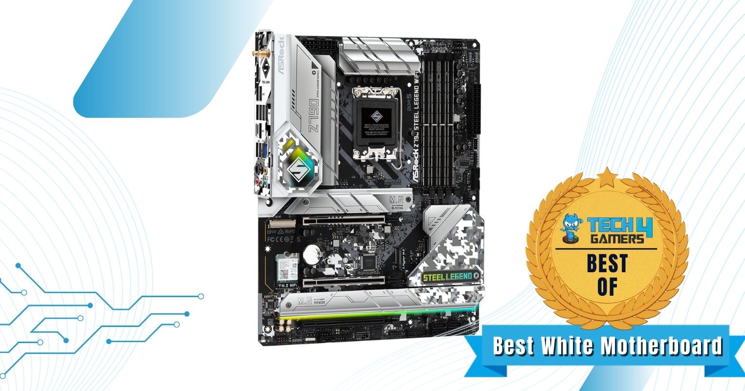 ASRock Z790 Steel Legend WiFi - Best White Motherboard For i9-14900KF