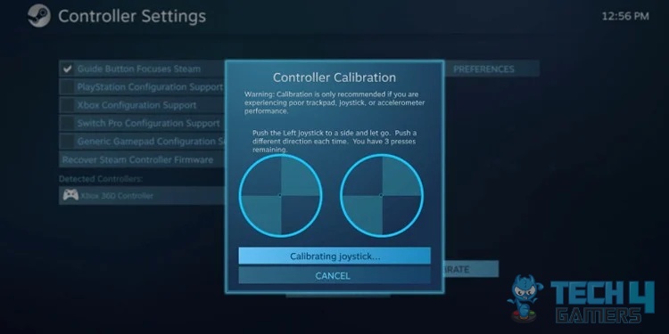 Calibration wizard