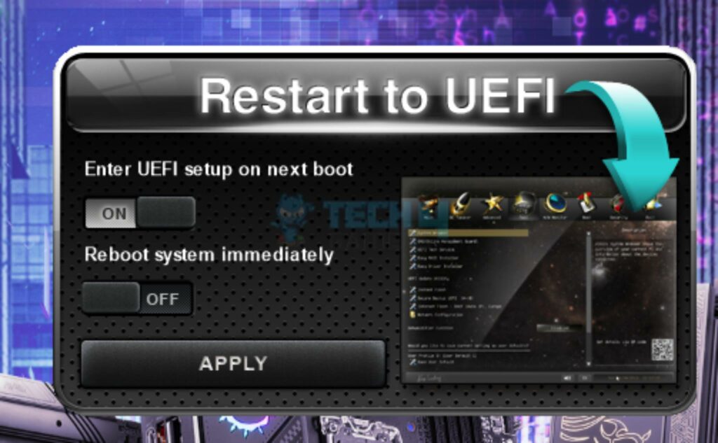 ASRock Z790 NOVA WiFi Motherboard — Restart to UEFI