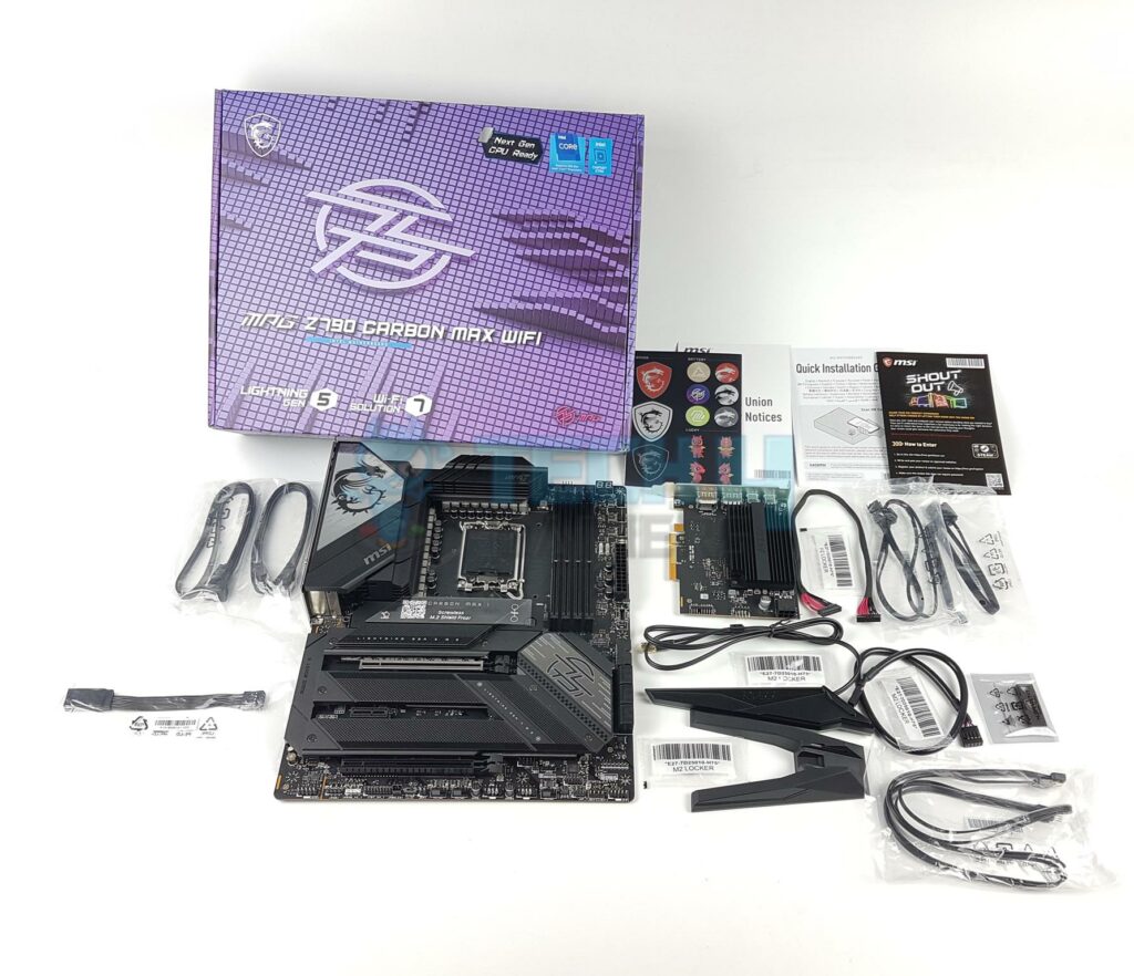 MSI MPG Z790 Carbon Max WiFi Motherboard — Box 1 1024x88