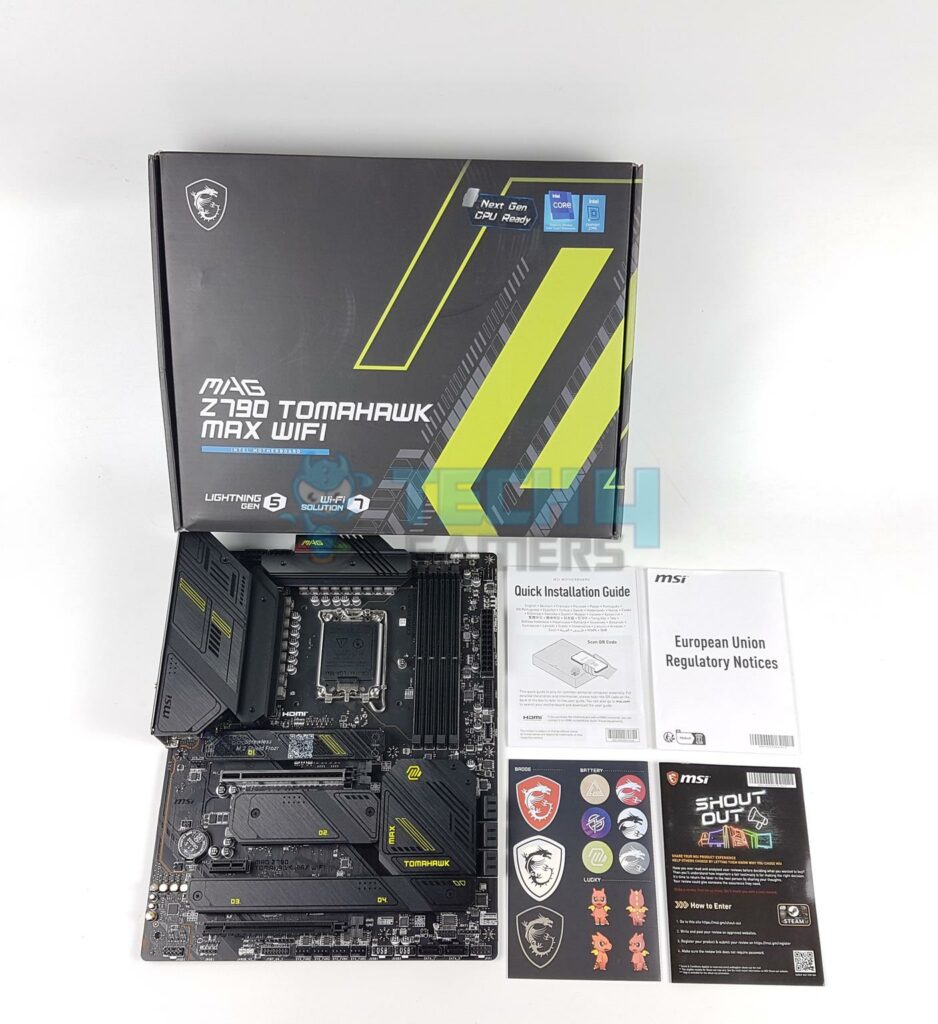 MSI Z790 Tomahawk Max WiFi Motherboard — Box Contents 1 938x102