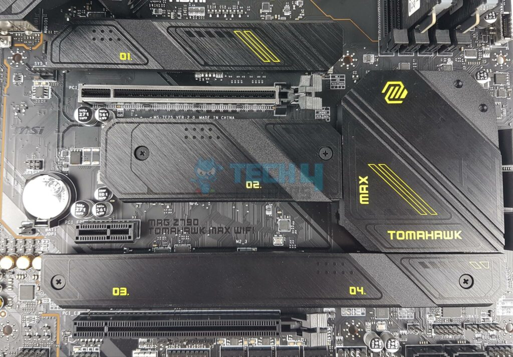 MSI Z790 Tomahawk Max WiFi Motherboard — M.2 Slot 1024x71