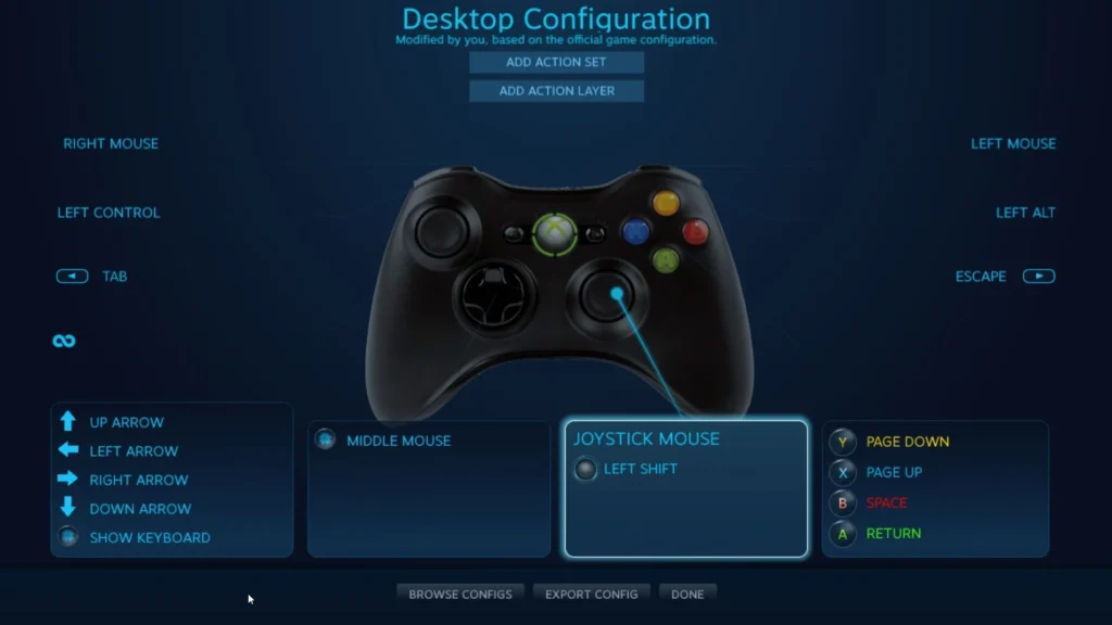 Controller Settings