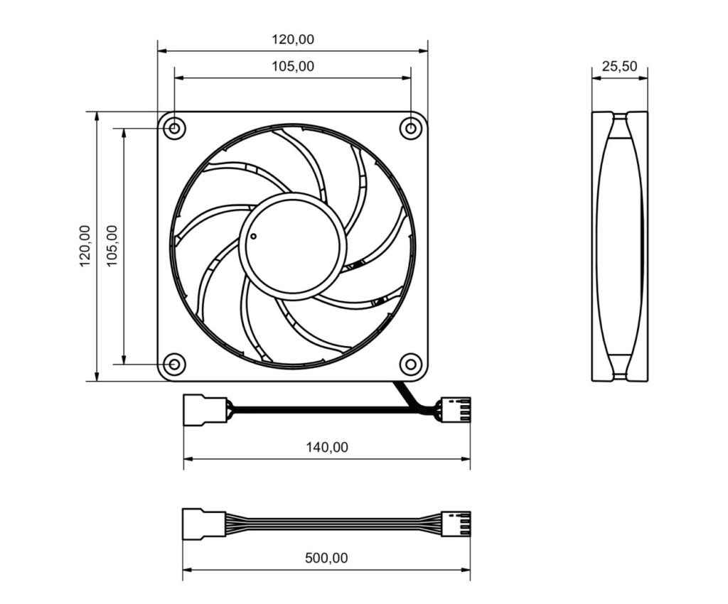 Alphacool-Apex-Stealth-Fan- — Dimension 1024x85