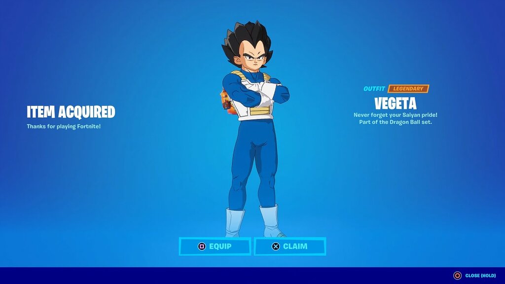 Vegeta In Fortnite