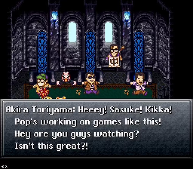 Akira Toriyama message in Chrono Trigger