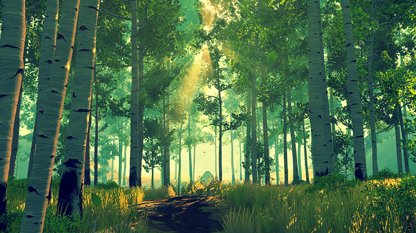 The stunning wilderness of Firewatch, elevating firewatch storytelling through voice