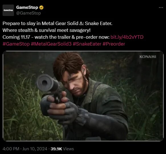 MGS3 Remake