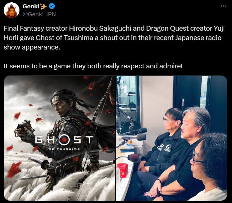 Ghost of Tsushima Admiration