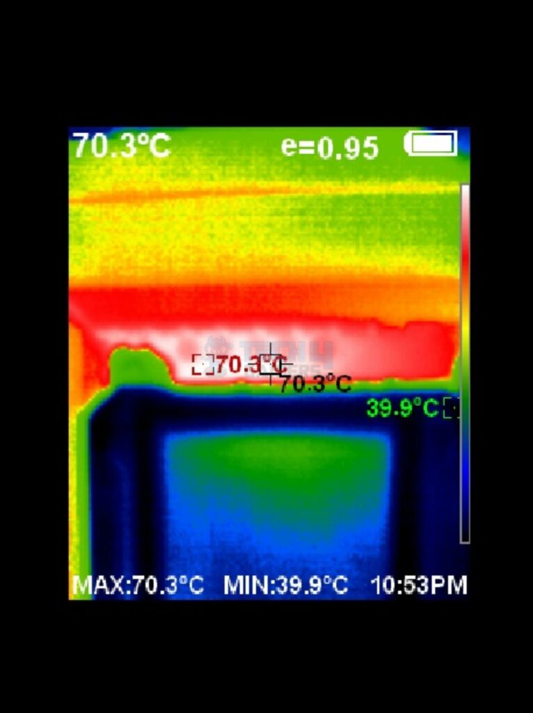 MSI Z790 PZ — MSI Z790 Project Zero Test Result Thermal Imaging 766x102